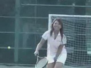 Experience a Hot Sexual Encounter Between a Tokyo-based Asian Beauty and Her Nippon Tennis Coach