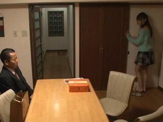 Japanese slut wild threesome with Tokyo business partner and nipple sex