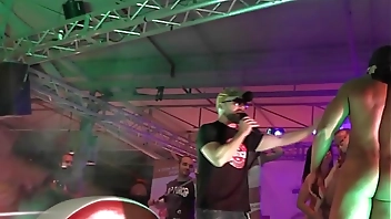 Live music and public orgy