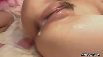 Insatiable slut, Aya Sakuraba fucking step- brother and getting creampied