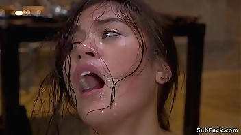 Hairy slut anal banged in b. bondage