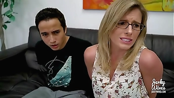 Step Son fucks his Step Mom with his Big Dick - Cory Chase