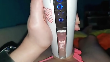 Hard cock with sex toy