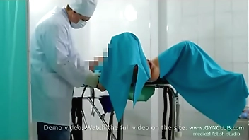 Gyno exam & vibro orgasm