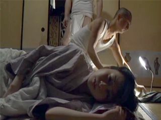 Son waits outside as Japanese Father-in-law Fucks Nippon Daughter in Toyko