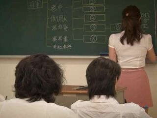 Tokyo XXX – Busty Teacher Fucks Students in Nippon Porn