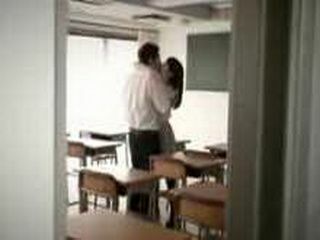 Nippon professor's secret affair with student exposed in Tokyo classroom leaves him with a hard nipple