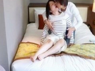 Steamy sex session between an Asian wife and her stepson revealed: How their forbidden love leads to a passionate encounter in the bedroom.