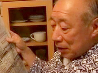 Horny Grandpa Gets XXX Nippon Thai Care from Lewd Wife in JAV Porn Video
