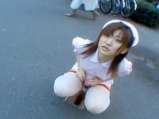 Sexy Nippon Babe Going Wild in Public