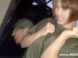 Get fucked by a horny Japanese babe in HD while she sucks on a huge dick