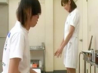 Japanese nurses teach Asian men how to cum faster with their pussy display, teasing and pleasing nipples in Tokyo and Thailand, leading to a horny XXX orgasm!