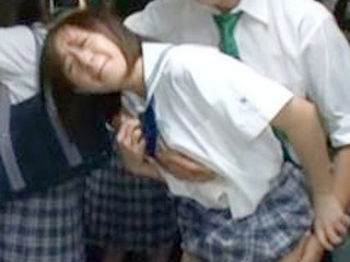 Old Nippon Schoolgirl gets Fucked by a Horny Tokyo Passenger in a XXX Thai Porn
