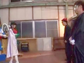 Supergirls' XXX Foursome with Nippon's Biggest Evil Fuck in Tokyo