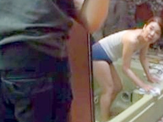 Nippon Babe Sucks Cock in Moisty Restroom for XXX Pleasure