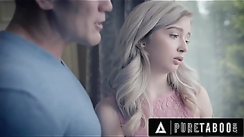 PURE TABOO Obedient Petite Virgin Lexi Lore Receives Very Special Hug From Stepdaddy Derrick Pierce