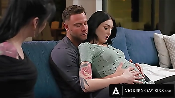 MODERN-DAY SINS - Pregnant Wife Wants Prenatal Instructor Anna de Ville To Fuck Husband Seth Gamble