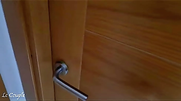 Friend visiting his friend's wife after he has left from home and making a POV video