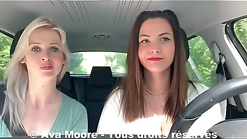 REAL PORN - First Time This Lucky Guy Gets Sucked By 2 Girls! We Empty His Balls On The Side Of A Road!