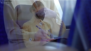 business - slave wife - braless and downblouse in public