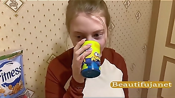 blowjob in the kitchen