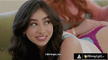 MOMMY'S GIRL - Angry MILF Sophia Locke DISCIPLINES Yet Again Misbehaving Stepbae Chloe Surreal!