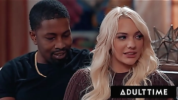 ADULT TIME - Blonde Hotwife Kenna James Has FIRST THREESOME With Her Husband & His BFF! FULL SCENE