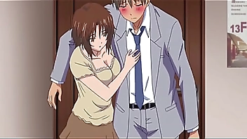 Naughty hentai step sister walks in on stepbrother having shower and sucks his big cock