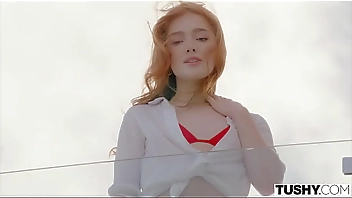 TUSHY Stunning Insatiable Jia Has Intense DP Orgasm