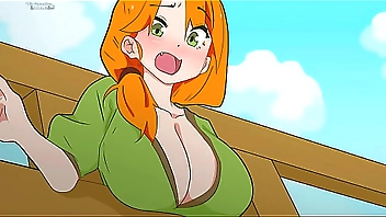 Alex got stuck in the fence, but Steve couldn't get past! Minecraft,Hentai,Cartoon,Parody !