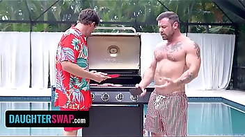 Labor Day BBQ Party Turns Into A Step-Daughter Foursome Orgy Blast - DaughterSwap