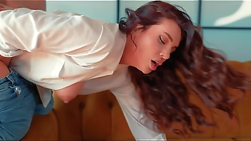 Watching porn with my stepmom ended in hot sex